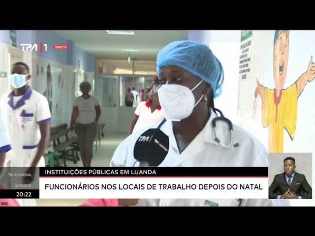 Instituições Públicas em Luanda - Funcionários nos locais de trabalho depois do Natal