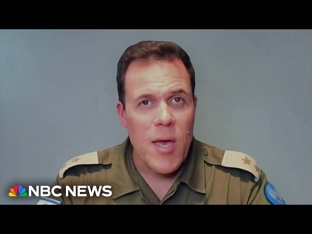 IDF Spokesperson claims ‘Hamas goes into UNRWA facilities and takes food’ intended for relief