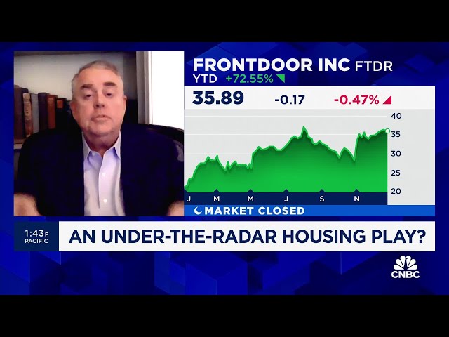 We see activity in the housing market picking up in 2024, says Frontdoor CEO Bill Cobb