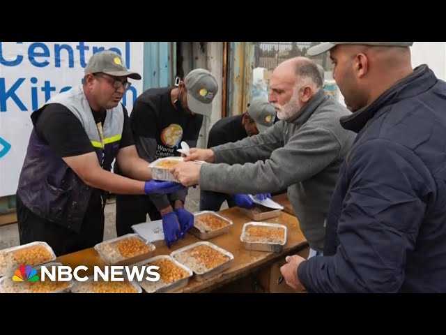 'We need more humanitarian aid' in Gaza, says Chef José Andrés