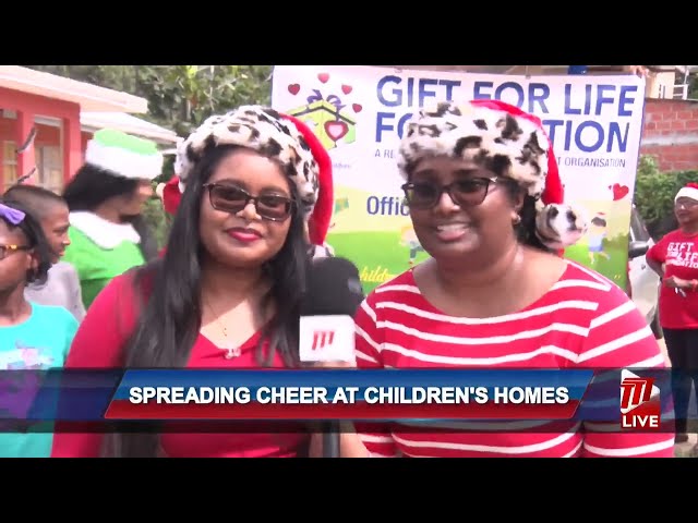 Spreading Cheer At Children's Homes