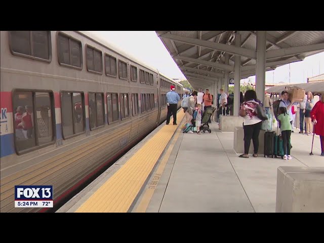 Amtrak ridership increases at Tampa Union Station