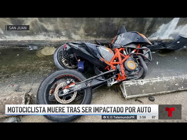 Motociclista pierde la vida tras ser impactado por conductor