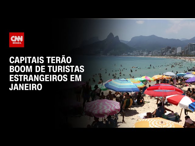 Capitais brasileiras terão boom de turistas estrangeiros em janeiro