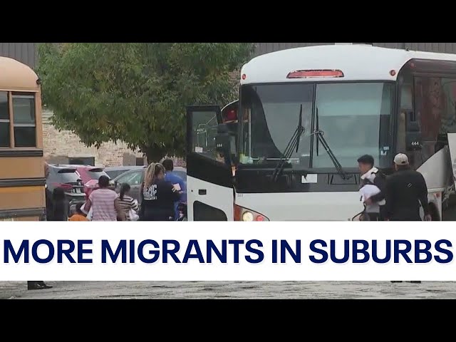 More migrants dropped off in Chicago suburbs