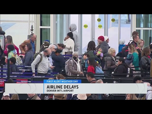 More than 500 flights delayed at DIA Tuesday after morning snowstorm