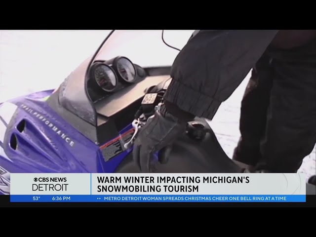 On The Dot: Warming Michigan winters and snowmobile tourism