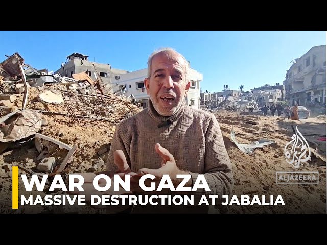 ‘Massive destruction’ after Israeli attacks in Jabalia