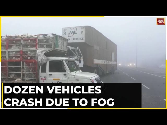 Multi-Vehicle Crash On Agra-Lucknow Expressway Due To Dense Fog, 1 Dead, 12 Injured