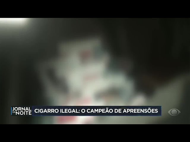 Cigarro ilegal: o campeão de apreensões