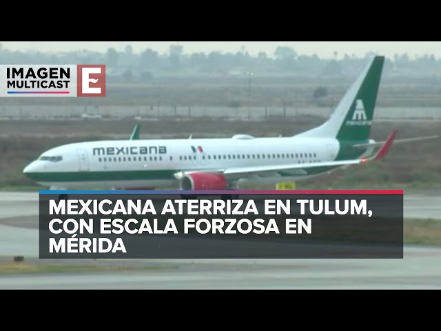 Mexicana de Aviación retoma operaciones tras 13 años; sale primer vuelo del AIFA a Tulum