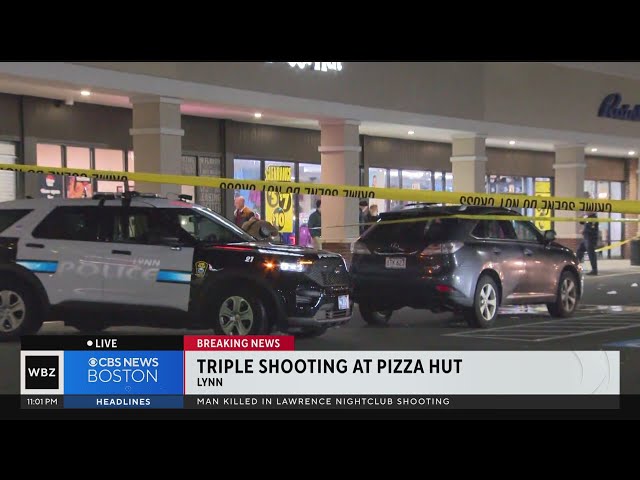 Shooting at Lynn Pizza Hut leaves 3 seriously injured