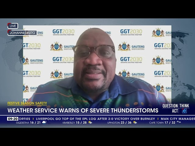 Gauteng emergency services kept busy by disasters and bad weather