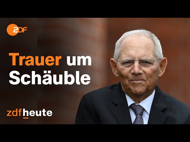 Wolfgang Schäuble ist tot: Wie er zur Politik-Legende wurde