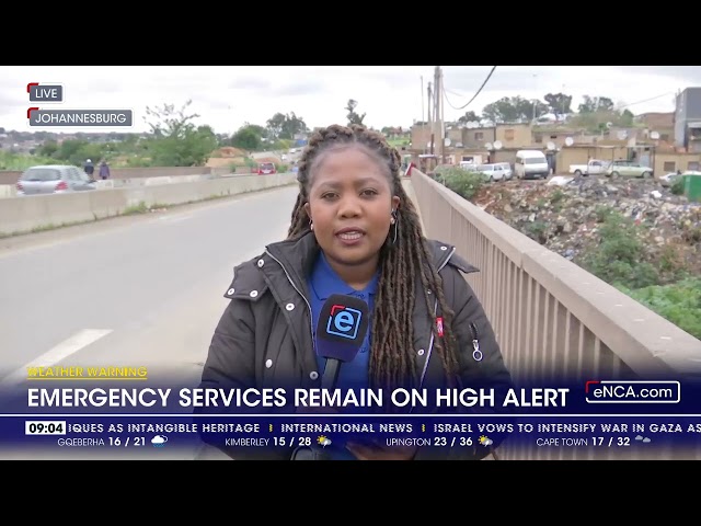 Emergency services remain on high alert in Joburg