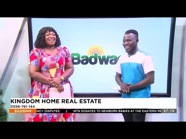 Kingdom Real Estate- Badwam Afisem on Adom TV (27-12-23)