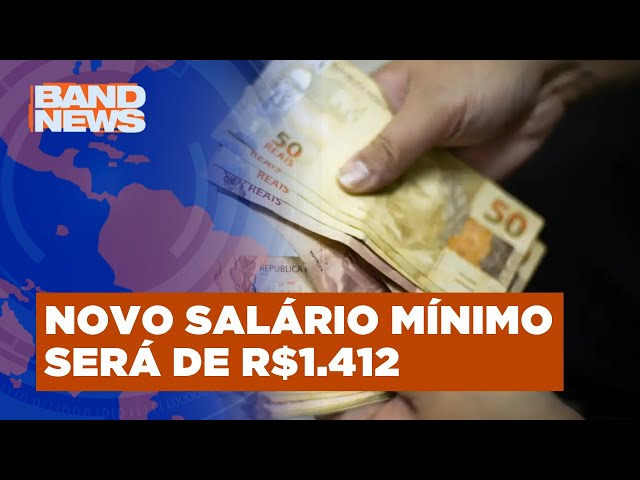 Lula deixa assinado reajuste do salário mínimo | BandNews TV