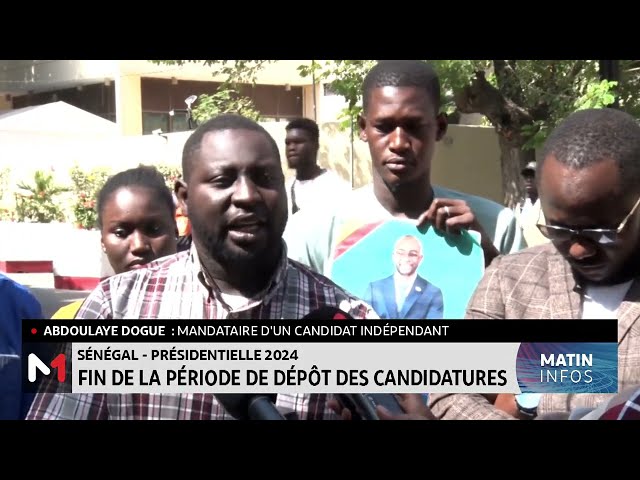 Sénégal-présidentielle 2024: fin de la période de dépôt des candidatures