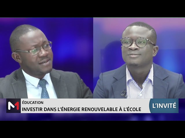 ⁣Zoom sur l´énergie renouvelable à l´école avec Amed Outtara, ingénieur métrologue