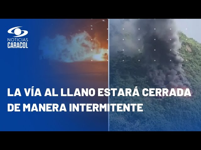 ¿Qué pasó con el conductor del camión que explotó en túnel de Vía al Llano?