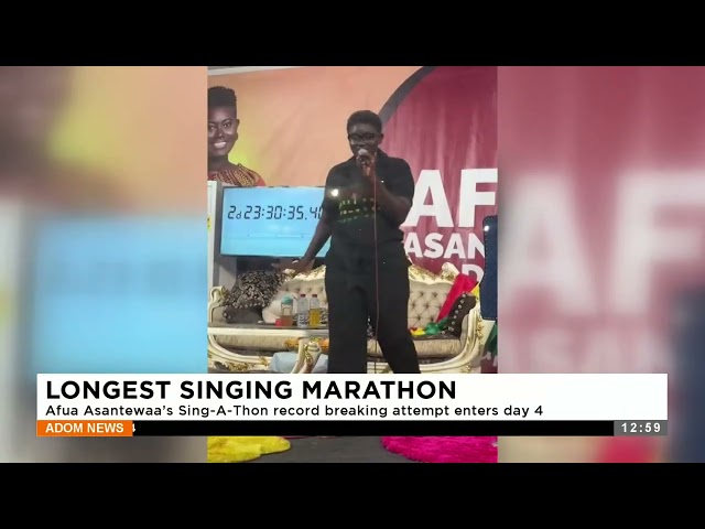 Longest Singing Marathon– Anigyee Kasee - Adom TV News (27-12-23)