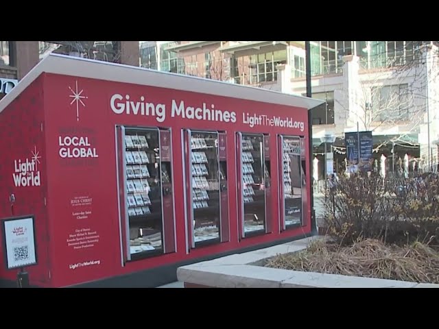 Salvation Army Giving Machines