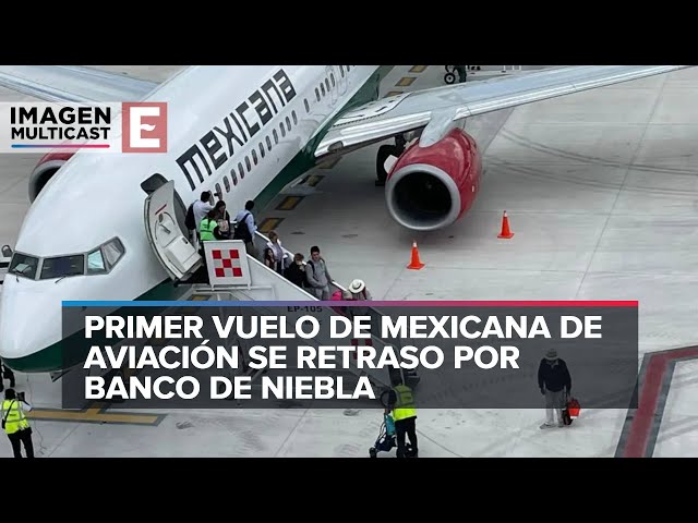 Se retrasa 5 horas vuelo de regreso de Mexicana