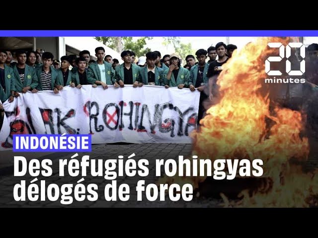 Indonésie : 137 réfugiés rohingyas délogés de force par des étudiants