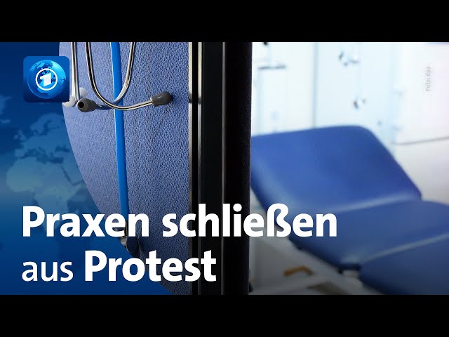 Protest gegen die Politik: Viele Arztpraxen bleiben geschlossen