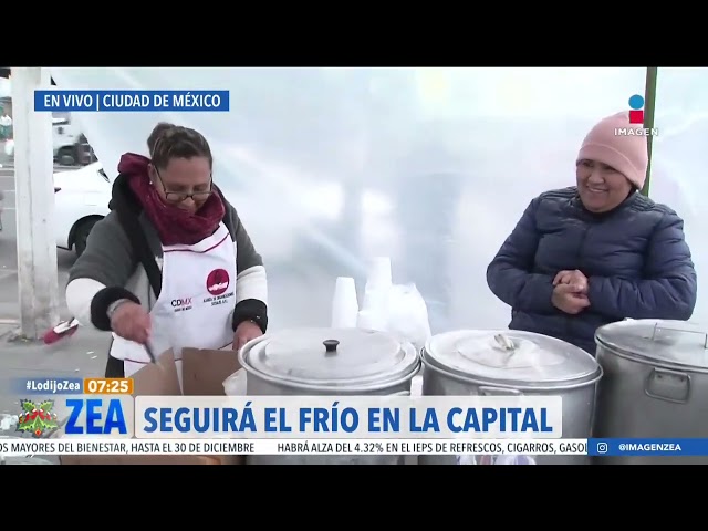 Bajas temperaturas golpean a la CDMX | Noticias con Francisco Zea