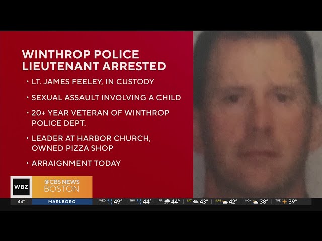 I-Team: Winthrop Police Lieutenant James Feeley arrested on child rape charge