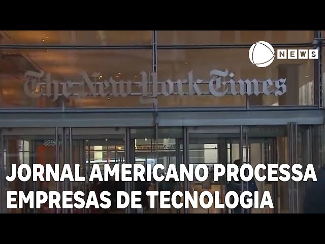 Jornal americano processa empresas de tecnologia