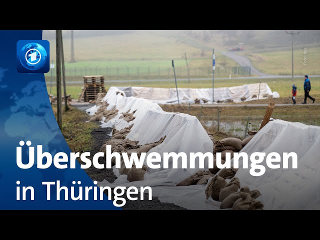 Hochwasser: Überschwemmungen in Thüringen