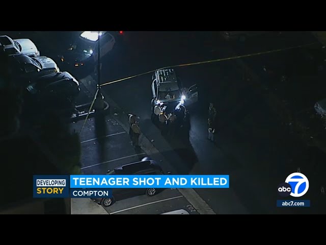 16-year-old boy killed, man injured in Compton shooting, authorities say