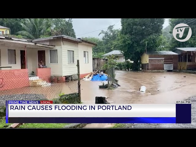 Rain Causes Flooding in Portland | TVJ News