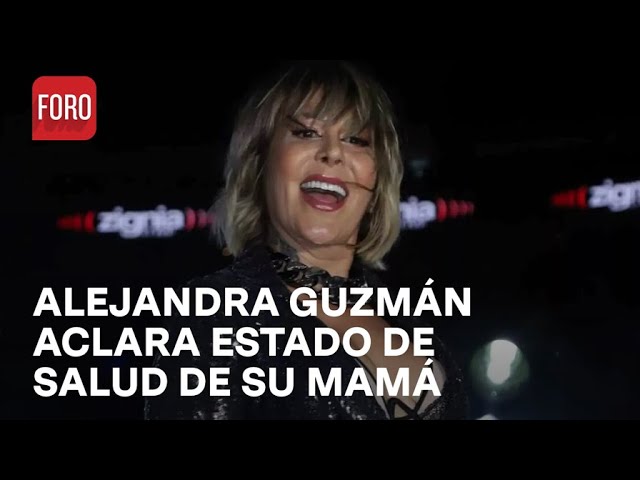 Alejandra Guzmán habla del estado de salud de Silvia Pinal - Paralelo 23