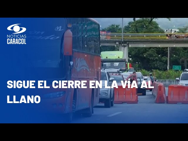 ¿Cuánto tiempo estará cerrado el túnel Quebrada Blanca de la vía al Llano?