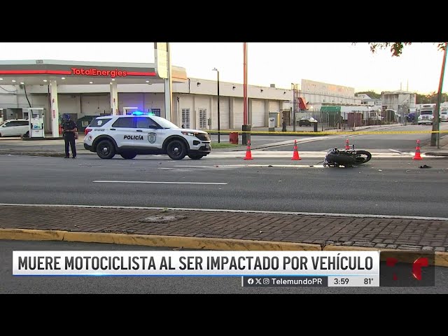 Motociclista pierde la vida en Bayamón