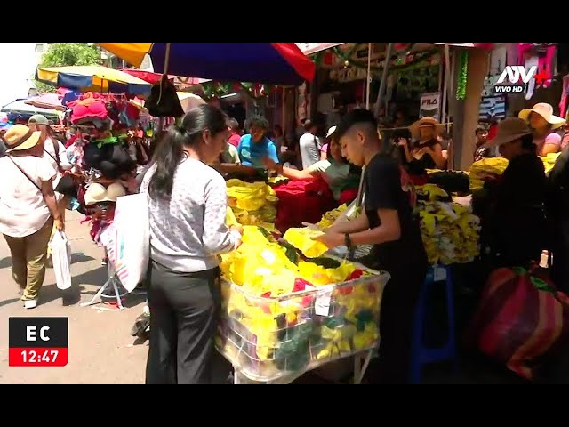 Gamarra: Gran demanda de peruanos comprando prendas amarillas para recibir Año Nuevo