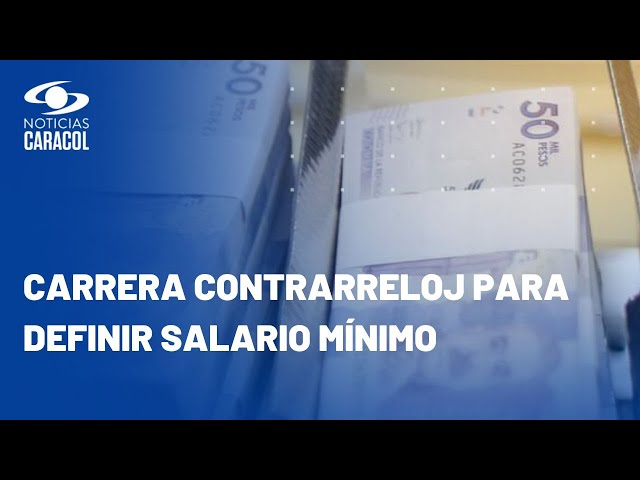 Concertación del salario mínimo 2024 llega a su recta final: ¿se logrará acuerdo para el aumento?