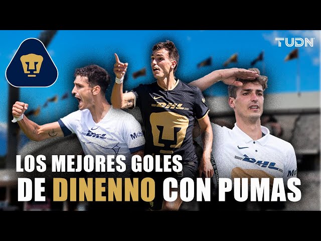 ¡Dinenno SE VA DE PUMAS!  Los GOLAZOS del 'Comandante' Auriazul | TUDN