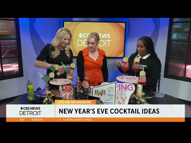 New Year's Eve cocktail ideas from Sipping with Tay