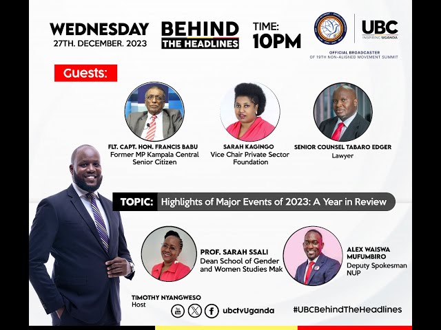 LIVE: UBC BEHIND THE HEADLINES | 27TH DEC. 2023