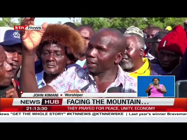 Facing the mountain: M Kenya resident s prayed for peace, unity and the economy