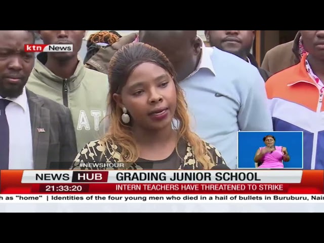 Grading Junior School: Intern teachers have threatened to strike