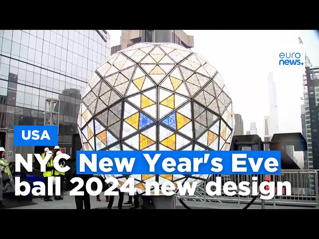 NYC New Year's Eve Ball new design unveiled at Time Square ahead of January 1st, 2024 celebrati