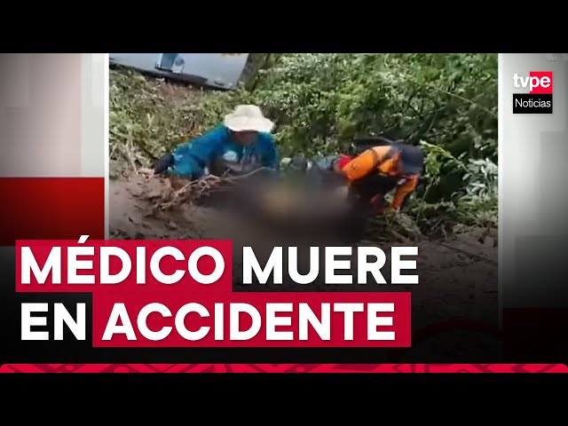 Áncash: muere médico serumista en accidente en Pomabamba