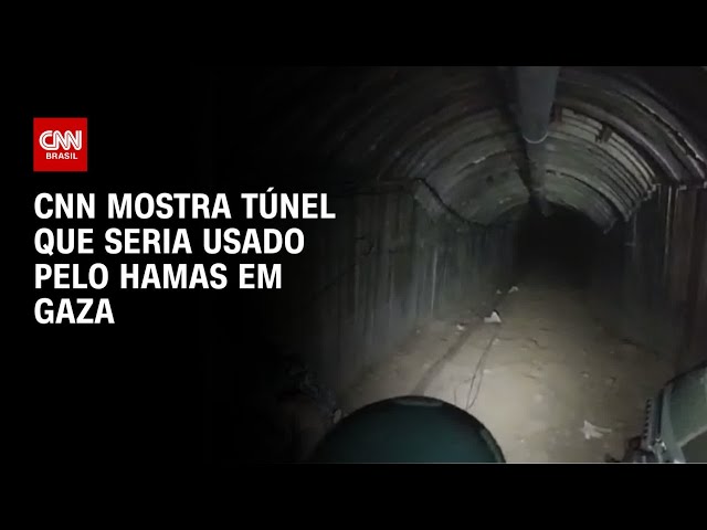 Repórter da CNN mostra túnel que seria usado pelo Hamas em Gaza | CNN