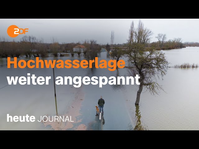 heute journal vom 27.12.23 Hochwasser, Trauer um Wolfgang Schäuble, Hamas Finanzierung