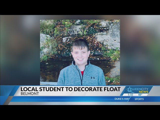 Belmont Middle School student to decorate Rose Parade float